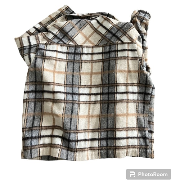 Zara Oversized Flannel Shacket - Picture 4 of 5